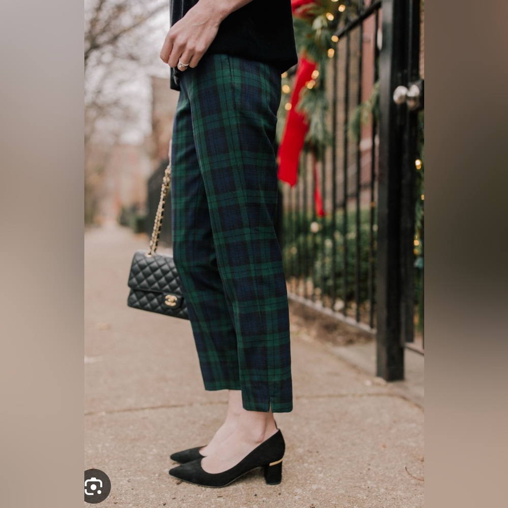 J.Crew Blackwatch Tartan Wool Pants Size 4 🖤